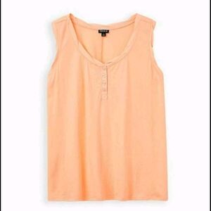 Peach Tank Top Torrid 5x
